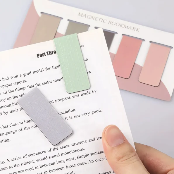 Magnetic bookmarks for book lovers