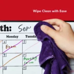 Magnetic dry erase calendar for fridge (1)