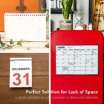 Magnetic dry erase calendar for fridge (1)