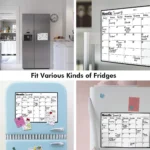 Magnetic dry erase calendar for fridge (1)
