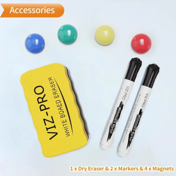 Magnetic dry erase whiteboard