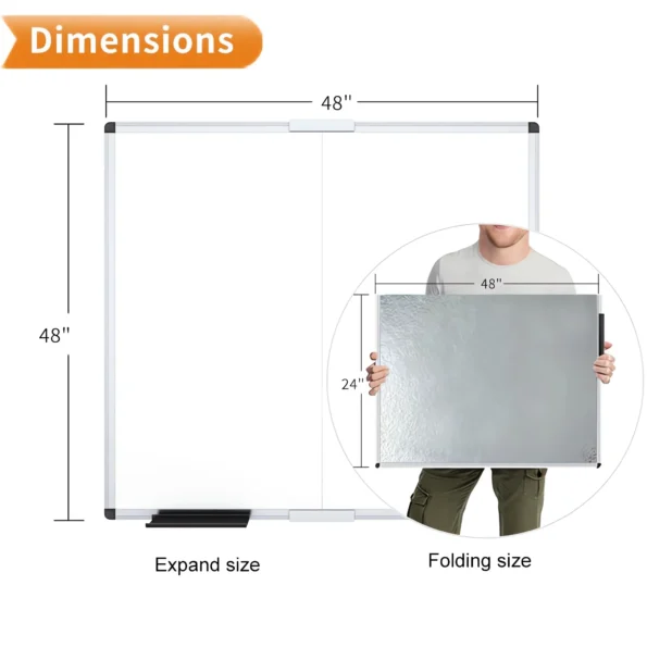 Magnetic dry erase whiteboard