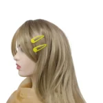 Metal snap hair clips for women (6)