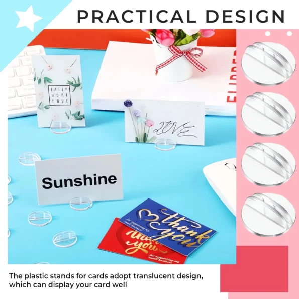 Mini card stands for paper and labels