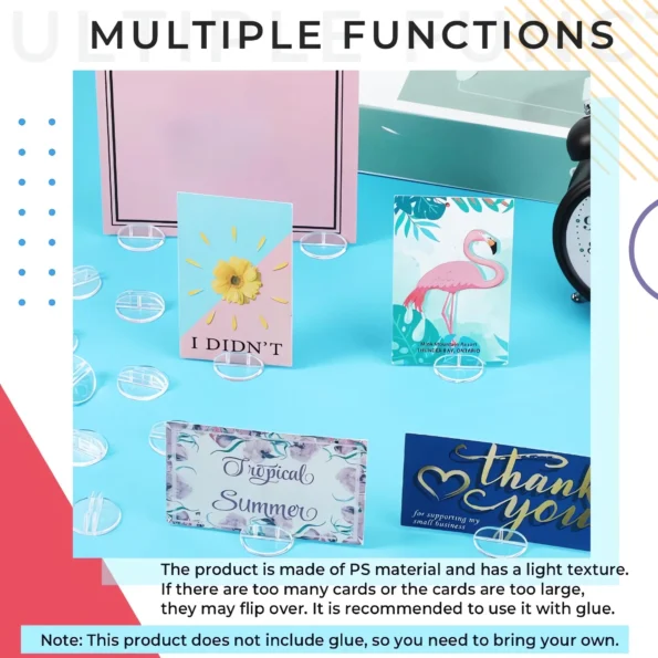 Mini card stands for paper and labels