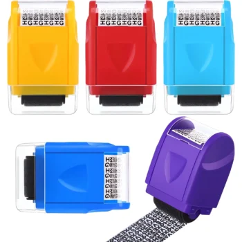 Privacy protection roller stamp