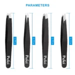 Professional Stainless Steel Eyebrow Tweezers Set (1)