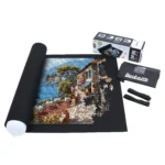 Puzzle Mat Roll Up with Drawstring Storage Bag