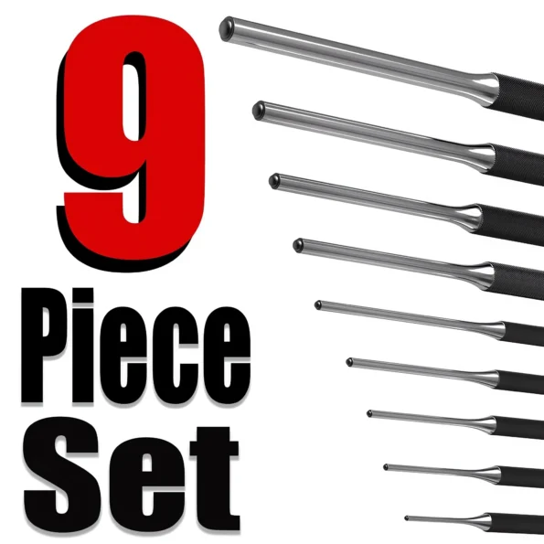 Roll pin punch set for gunsmithing