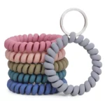 Stretchable Wristband Keychain Coil Bracelet