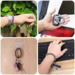 Stretchable Wristband Keychain Coil Bracelet (1)