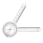 Transparent orthopedic angle ruler