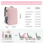 Travel backpack for women airline approved (5)