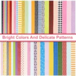 Washi tape set for crafts and journals. (6)
