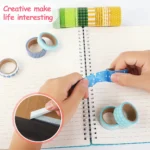 Washi tape set for crafts and journals. (6)