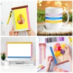 Washi tape set for crafts and journals. (6)