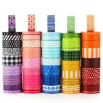 Washi tape set for crafts and journals.
