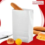 White paper lunch bags pack (6)