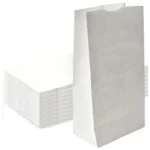 White paper lunch bags pack