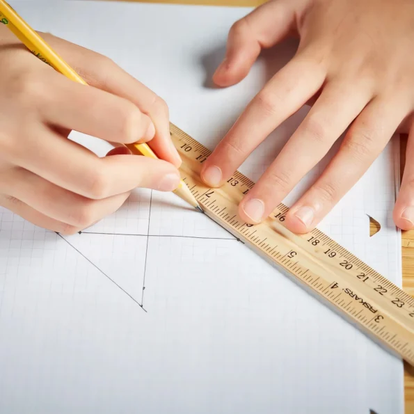 Wooden ruler for kids