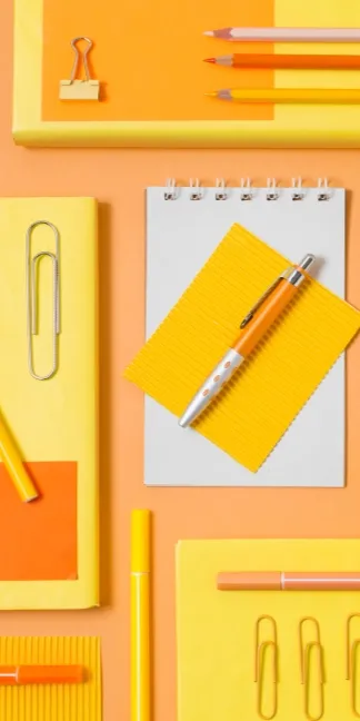 desk-arrangement-with-different-elements