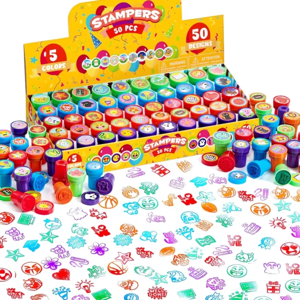 kids self ink stampers party favors
