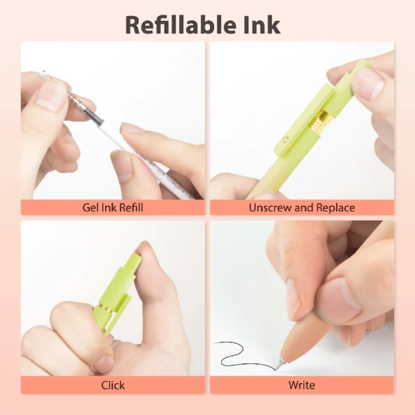 191-gel pens for school and office writing