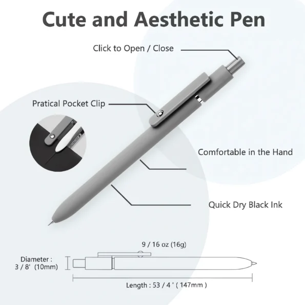 191-gel pens for school and office writing