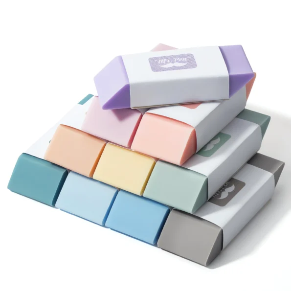 193-pastel color pencil erasers