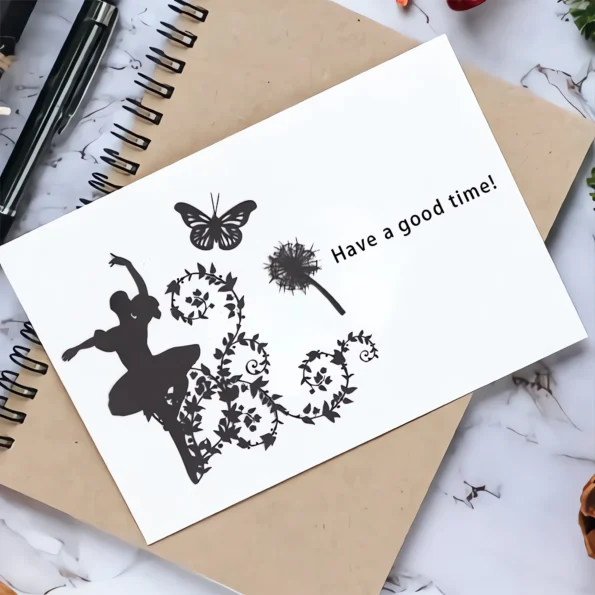196-fairy clear stamps for card making