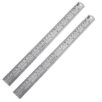 198-stainless steel ruler dual scale