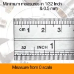 198-stainless steel ruler dual scale (5)