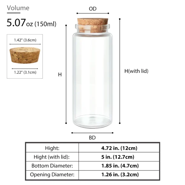 201-small glass bottles with cork lids