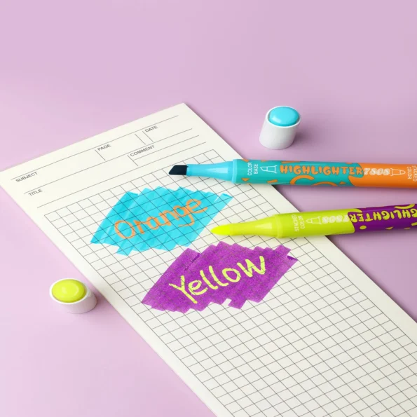 7808-Dual Tip Highlighter Pen Set