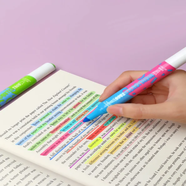 7808-Dual Tip Highlighter Pen Set