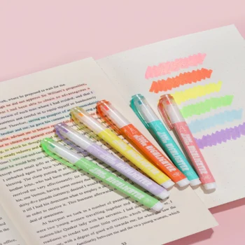 7880-glitter highlighter pen set