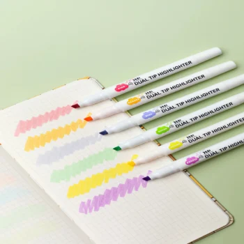 7881-dual-tip pastel color changing highlighter