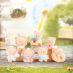 Flocking Bear Blind Box Decoration (1)