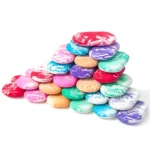 Marble Pencil Erasers for School and Office Use