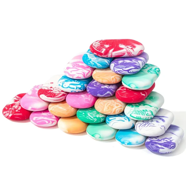 Marble Pencil Erasers for School and Office Use