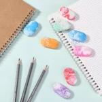 Marble Pencil Erasers for School and Office Use (1)