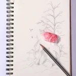 Marble Pencil Erasers for School and Office Use (1)