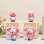 Pink beaver blind box doll (2)