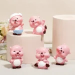 Pink beaver blind box doll (2)
