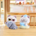 flocking Siamese cat blind box (1)