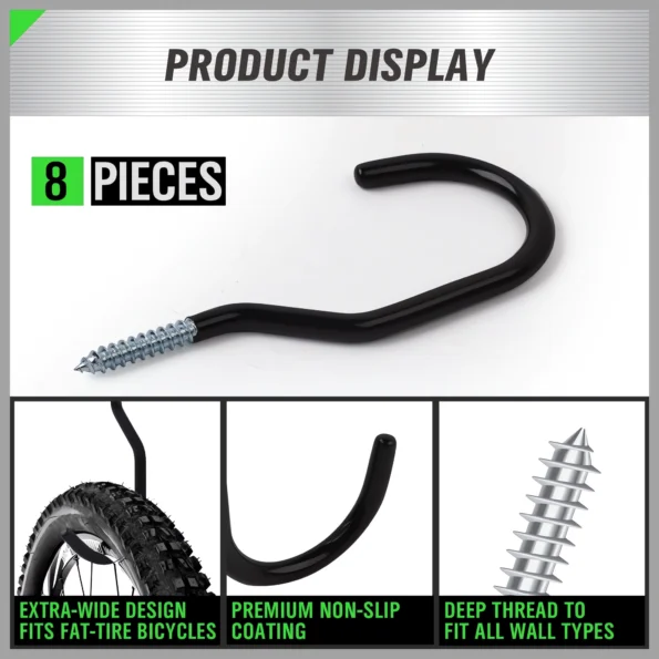 209-bike hooks for garage wall