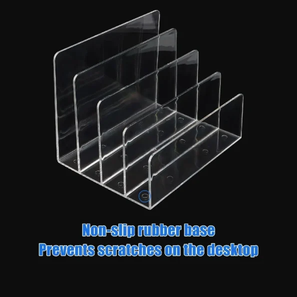 211-acrylic file organizer for desk