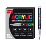 Direct liquid type propylene pen set-12pcs-silver-18