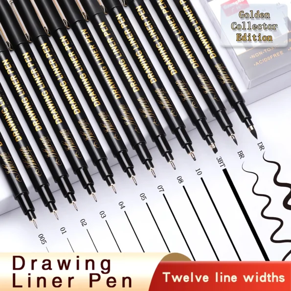 Collector's Gold Needle Tube Pen-02