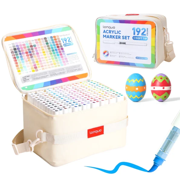 Direct Liquid Style Acrylic Marking Pen Set-192colors，1-1，10